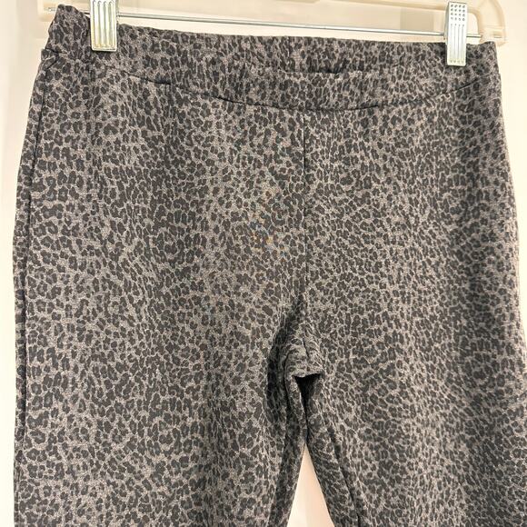 Joie Keena Leopard Print Leggings Ponte Pants Size Small - Picture 2 of 6